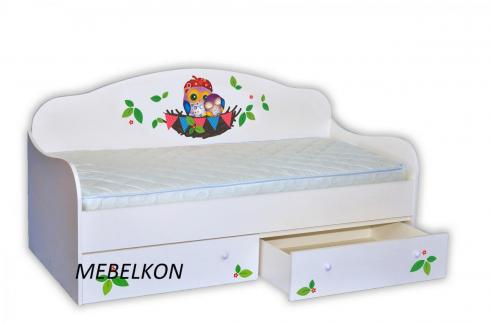 Ліжко-диванчик "Совушки в гнізді" 160*80 mebelkon