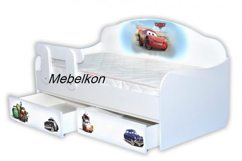 Ліжко-диванчик "Тачки 1" 160*80 mebelkon