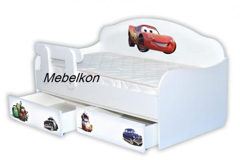 Ліжко-диванчик "Тачки 2" 160*80 mebelkon