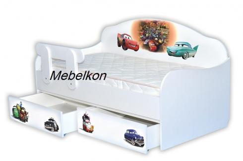 Ліжко-диванчик "Тачки 3" 160*80 mebelkon