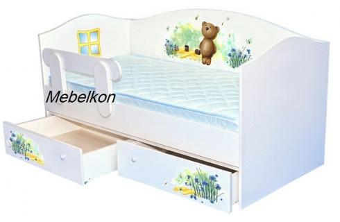 Ліжко-будиночок "Ведмедик з медом" 160*80 mebelkon