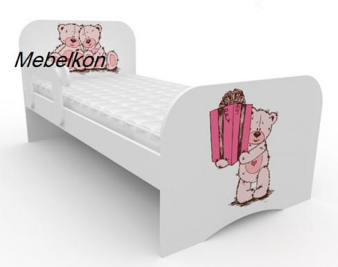 Дитяче ліжко "Ведмедик з Подарунком" 160*80 mebelkon