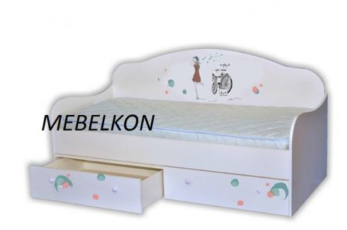 Підліткове ліжко "Гламур" 190*80 mebelkon