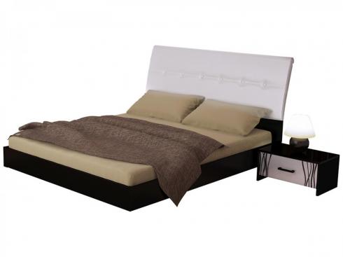Ліжко Терра 1,4х2,0 М'яка спинка (нова конструкція, без каркаса)